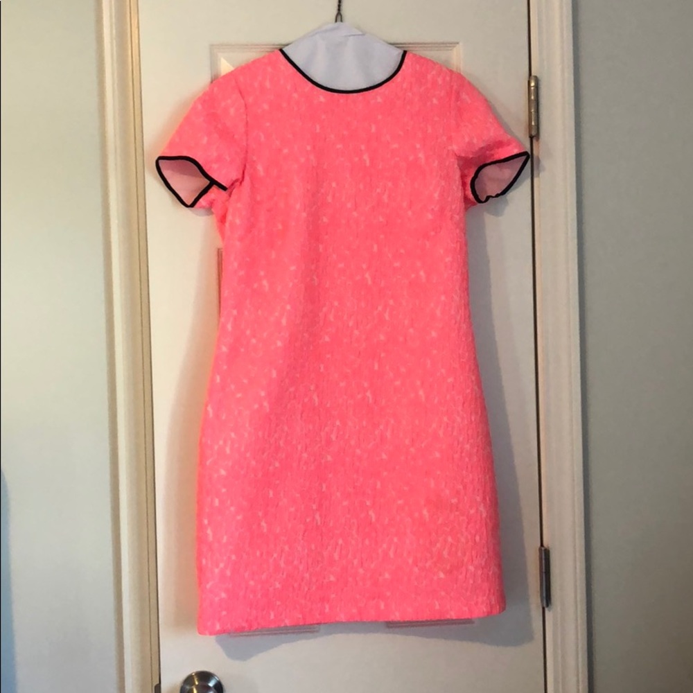 Bright pink Banana Republic shift dress